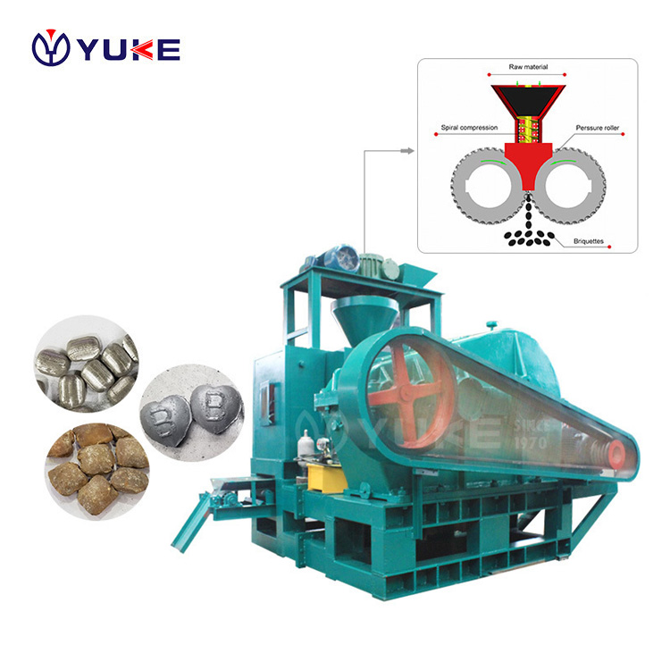 High Pressure Dry Powder Briquetting Machine