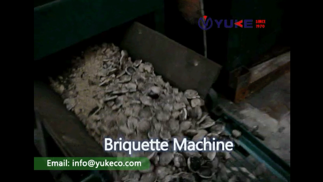 YUKE Briquette machine in Thailand for the Desulphurization gypsum ball press machine production line site YKBM850