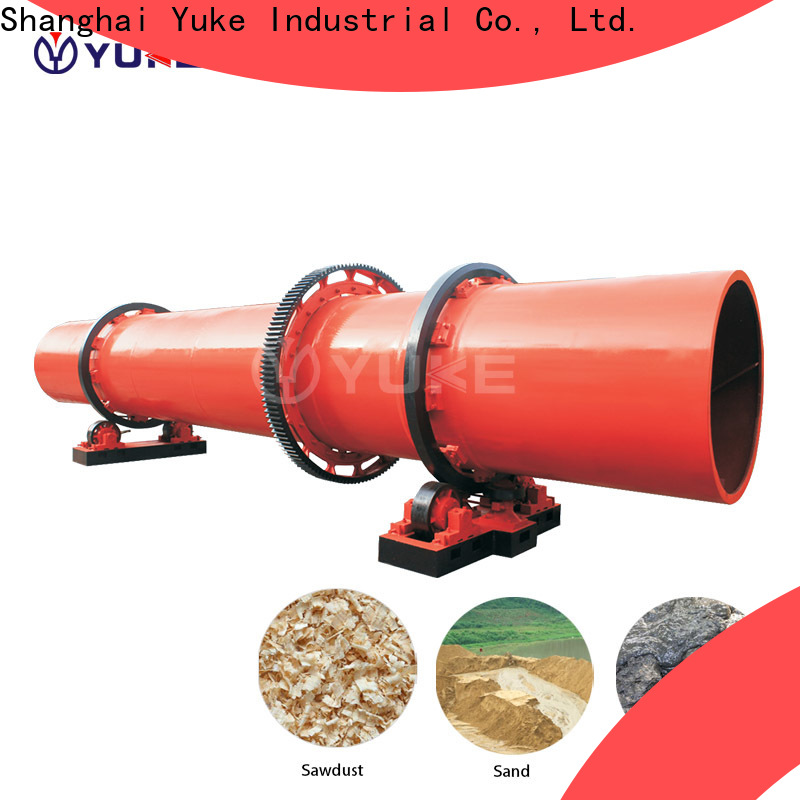 YUKE rotary drum dryer price for business production line