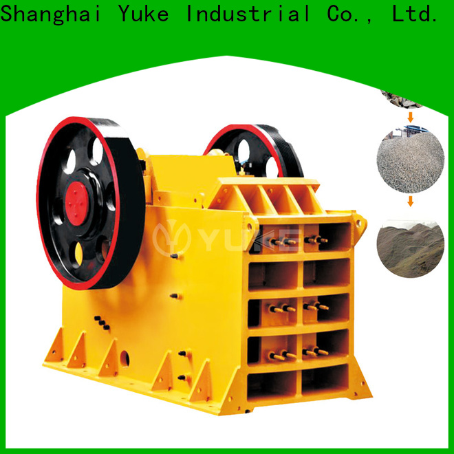 YUKE small rock crusher for business factories