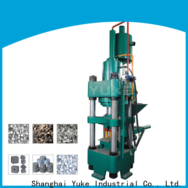 YUKE scrap briquetting press production line company factories