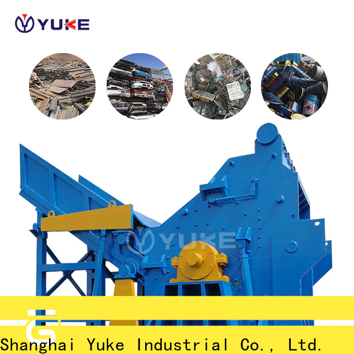 YUKE High-quality metal crusher production line for business factories