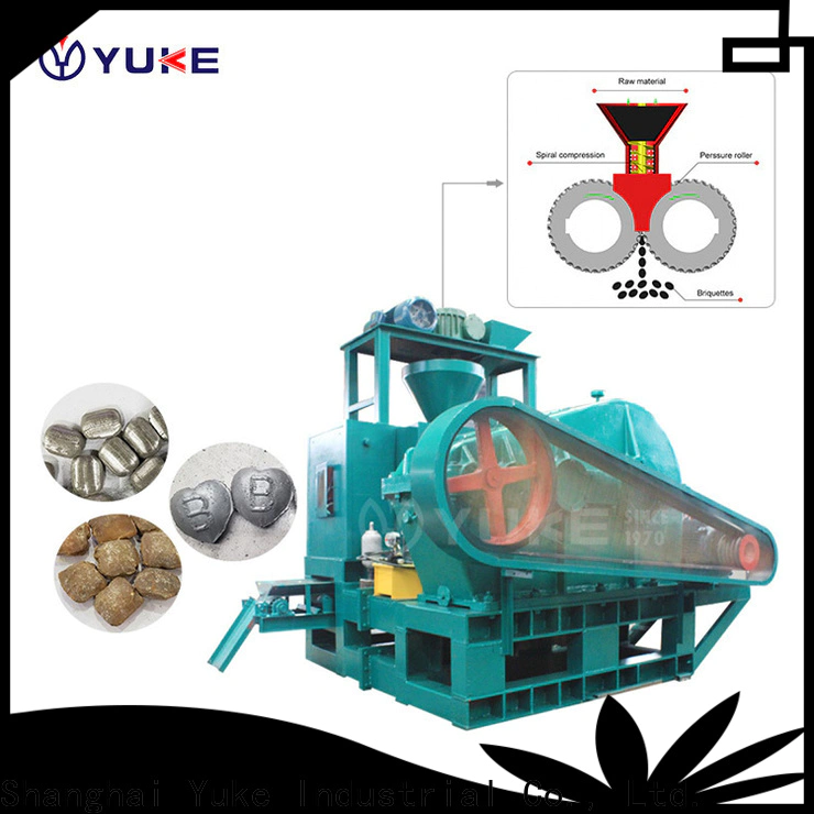 YUKE New lime ball briquetting machine factory production line