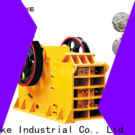 YUKE New mobile stone crusher for business production line