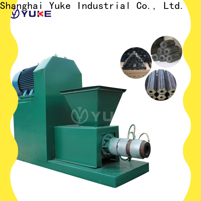 YUKE Custom charcoal briquette machine for sale manufacturers factory