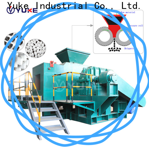 YUKE briquette press machine company production line