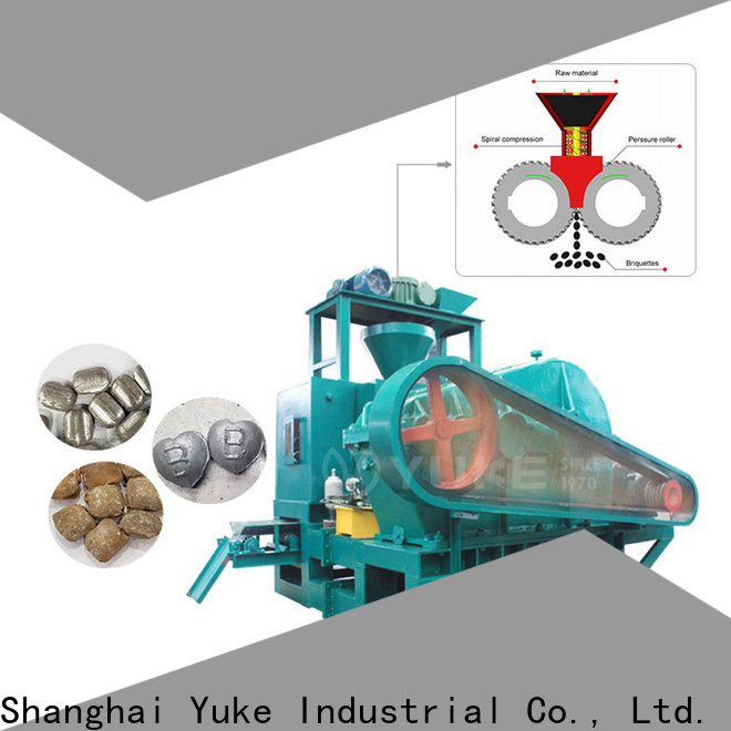 YUKE screw press briquetting machine for business factories