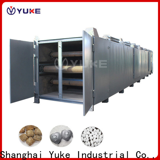 YUKE Latest continuous belt dryer factory factories