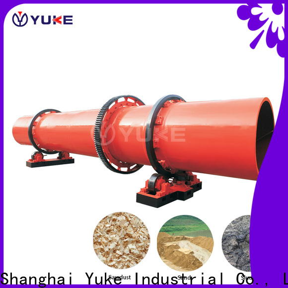 YUKE Custom small rotary drum dryer Supply factories