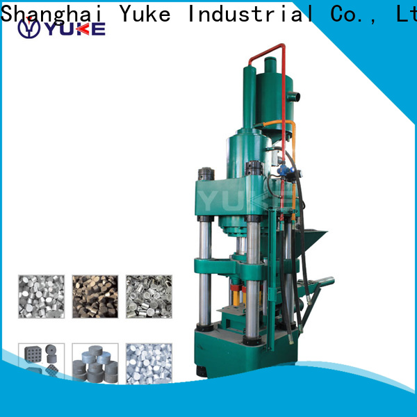 YUKE Best scrap briquetting press production line for business factory