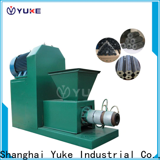 YUKE sawdust briquette making machine manufacturers production line