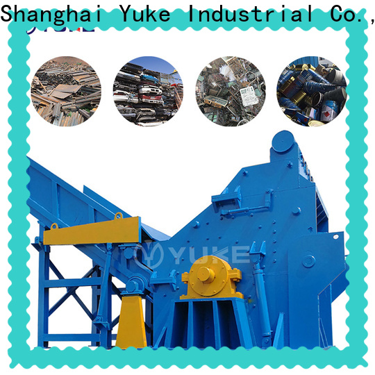 Custom aluminum can shredder for business production line