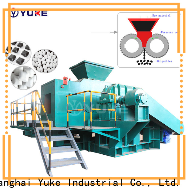 YUKE Machine New charcoal briquette making machine price manufacturers production line