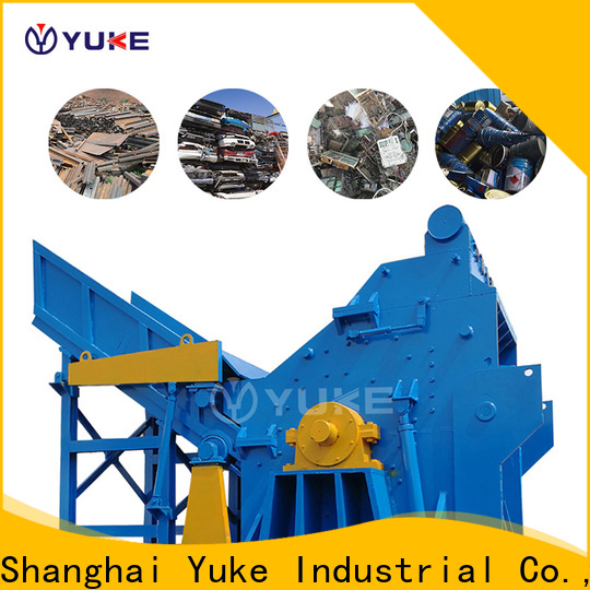 YUKE Machine New aluminum can shredder factory production line