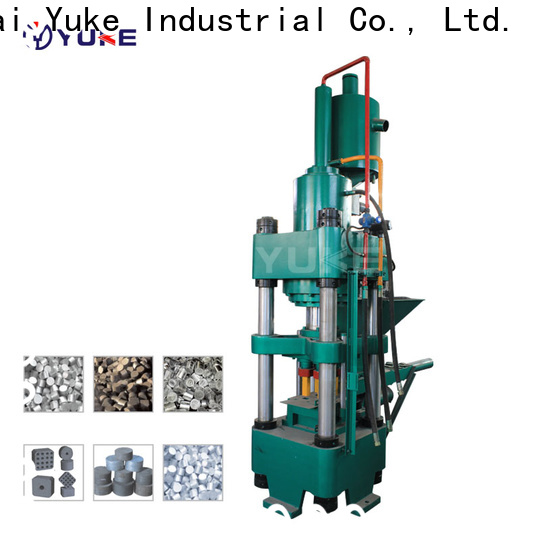 YUKE Machine scrap briquetting press production line Supply factories